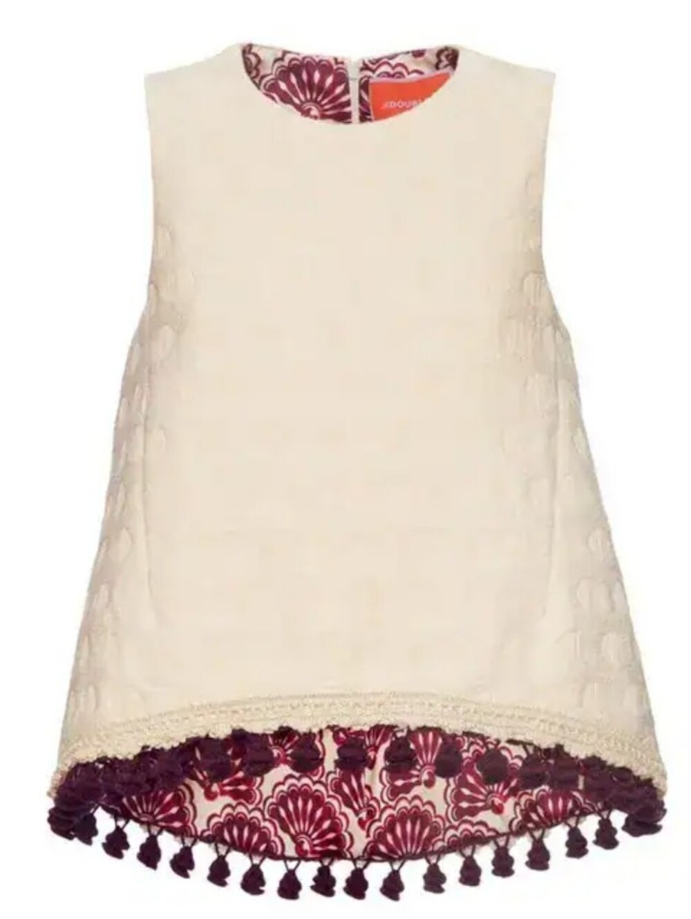 La DoubleJ Fringed  La Scala Top Blouse La Double J  Sz XS
